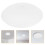 Coprilampada per plafoniera, ideale per camera da letto e sala da pranzo (1 set) 1