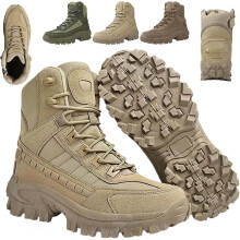 Mens Orthopedic Support Anti-Puncture Work Boots Waterproof Anti-Sprain Hiking Boots, Outdoor Lightweight Tactical Boot For All-Day Comfort