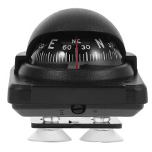 OUNONA Black Car Compass for Precise Navigation, Material, and Easy Vehicle Installation Accessory