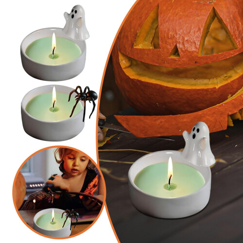 Keramisk kattelysholder – Varmende potedesign, te 2