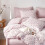 Floral Comforter Set Pink Shabby Chic 3-Piece Queen 1