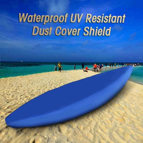 Capa universal profissional para caiaque, canoa e barco, à prova d'água, resistente a raios UV e poeira. 2