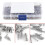 800 τεμάχια βίδες M2Assortment (με επίπεδη κεφαλή, φρεζαρισμένες, Phillips, με πλήρες 4