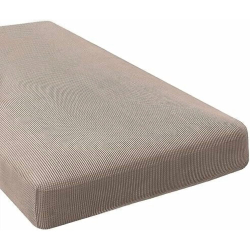 Sett med 3 stretchputetrekk til sofa – jacquardruter