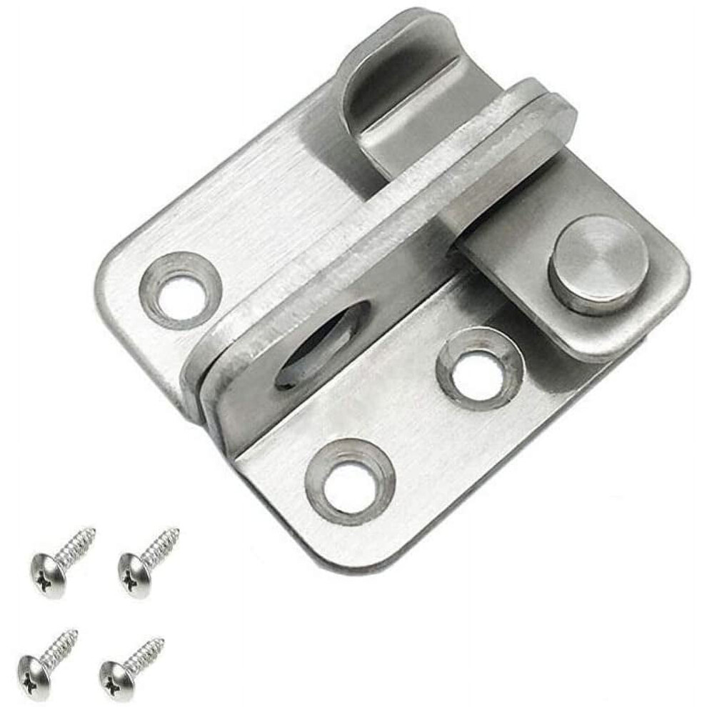 Hasp Door Padlock Small Anti-Theft Latch,Stainless Steel Padlock Toggle Latch Security Door Latches 9499224809260