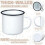 Emaljmuggar med handtag, 355 ml, 2-pack 2