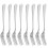 Fourchettes de table, ensemble de 8 fourchettes de table robustes en acier inoxydable 18/10, 20 cm (8 pouces) 1