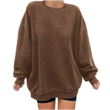 Sweat-shirt Admvng pour femme, manches longues, léger et décontracté, tailles S à 2XL