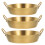 3-teiliges Edelstahl-Rührschüssel-Set, Gold 1