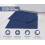 Πατάκια μπάνιου Royal Blue 21x34", συσκευασία των 2, 100% βαμβάκι με κλωστή Ring, σχέδιο με 3