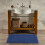 Πατάκια μπάνιου Royal Blue 21x34", συσκευασία των 2, 100% βαμβάκι με κλωστή Ring, σχέδιο με 2