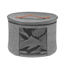 Taittuva cowboyhatun säilytyslaatikko, 43 cm S x 26,5 cm K Pölytiivis matkakotelo ulkokäyttöön tarkoitetulla klipsillä – yhteensopiva