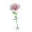Flor artificial rosa com 50 cm de diâmetro e haste de 140 cm. 2