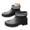 Botas de chuva impermeáveis femininas de cano curto e cano largo. 3