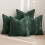 4-pakning 40x40 cm chenille putetrekk 1
