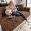 polyester couch cushion Soft whoopie cushion Rectangle For Interior Use Brown Comfortable 4
