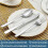 24-teiliges 8"-Edelstahl-Essgabeln-Set 3