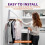 Étendoir à linge mural pliable de 30 cm 5