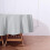 Weihnachtsfest 6-teiliges Set 90" silberne runde Polyester-Tischdecken Leinen 7