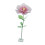 Flor artificial rosa com 50 cm de diâmetro e haste de 140 cm. 3