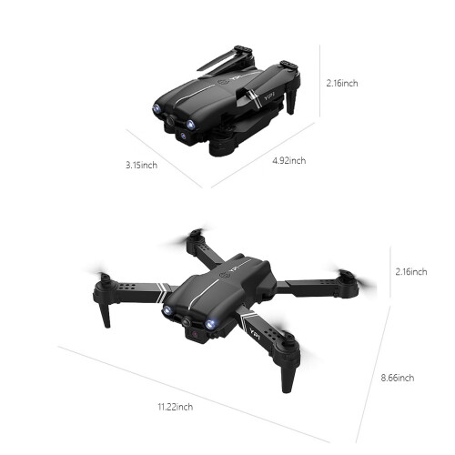 Drone με κάμερα FPV για ενήλικες 1080P, Πολυλειτουργικό Drone Ακέφαλο Νυχτερινό Όραμα, 1