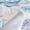Ocean Theme Shower Curtain 47x64 in Polyester with 12 Hooks 3
