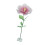 Flor artificial rosa com 50 cm de diâmetro e haste de 140 cm. 5