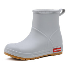 Damen-Regenstiefel, knöchelhoch, wasserdicht, rutschfest, kurze Regenstiefel mit weitem Schaft, ideal für Gartenarbeit, Outdoor-Aktivitäten und
