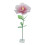 Flor artificial rosa com 50 cm de diâmetro e haste de 140 cm. 1