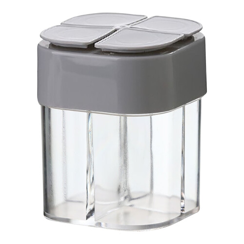 Ensemble de 4 récipients à épices transparents portables 1