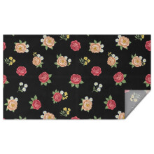 Blomsterprintet polyester rektangulær dug 60x102 tommer
