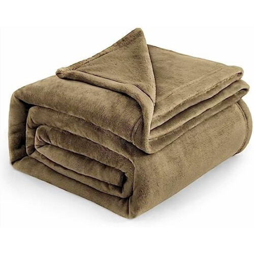 Weiche Mikrofaser-Fleecedecke, Queen-Size, 229 x 229 cm