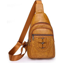 PU kožená crossbody kabelka pre mužov a ženy