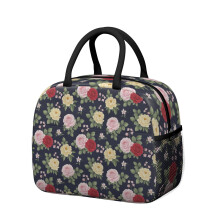 Sac isotherme à motif floral pour femme – Étanche, idéal pour le travail, la plage, les voyages, les pique-niques et le camping ; compatible