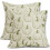 Fodere per cuscini a forma di zucca verde lime, set da 2 pezzi, 45x45 cm 1