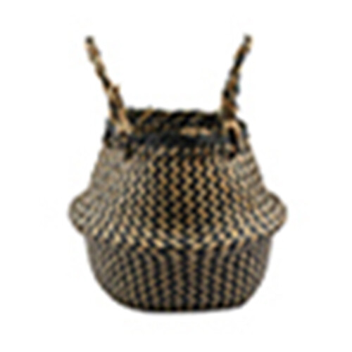Panier de rangement pliable en osier avec poignée 2