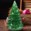 Décoration de Noël de table en résine avec éclats de cristal 4