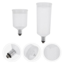 2PCS Airbrush Bottles Pot Professional Paint Cup Refillable Bottles for Airbrush