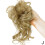 Clerance! 105Wig για γυναίκες, ατίθασα αληθινά μαλλιά, μεγάλος δακτύλιος μαλλιών, 1