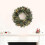 Couronne de Noël LED de 61 cm avec aiguilles de pin givrées 5