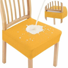 Housses de chaises de salle à manger imperméables (lot de 4), extensibles