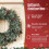 Couronne de Noël LED de 61 cm avec aiguilles de pin givrées 4