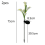 Solar-Calla-Lilien-Lichterkette, 2er-Pack, farbwechselnde LED 2