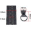 20# Φερμουάρ Ρητίνης Extra Large για Ράψιμο, 60-200cm, Φερμουάρ Τσέπης για Μπουφάν/Παλτό με 3