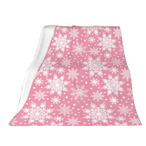 Couverture polaire de Noël à imprimé festif 1