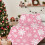 Couverture polaire de Noël à imprimé festif 5