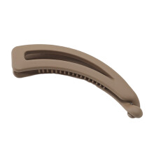 Pinza para el cabello de cola de caballo para mujer, pinza trasera de plástico con forma de plátano, accesorio sencillo y elegante para el cabello.