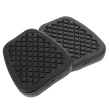 OUNONA 2 stuks vervangende rubberen rem- en koppelingspedaalhoezen, antislip pedaalpads, interieur vervangingsonderdeel, auto voetpedalen, rubberen