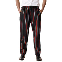 Jean homme taille haute rayé avec poches, rouge, taille XXL, idéal pour un anniversaire, un mariage ou un week-end.
