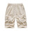 Σορτς Cargo για Άνδρες Casual Pure Color Outdoors Pocket Beach Workshop Σορτς Cargo για Άνδρες S-4XL 3